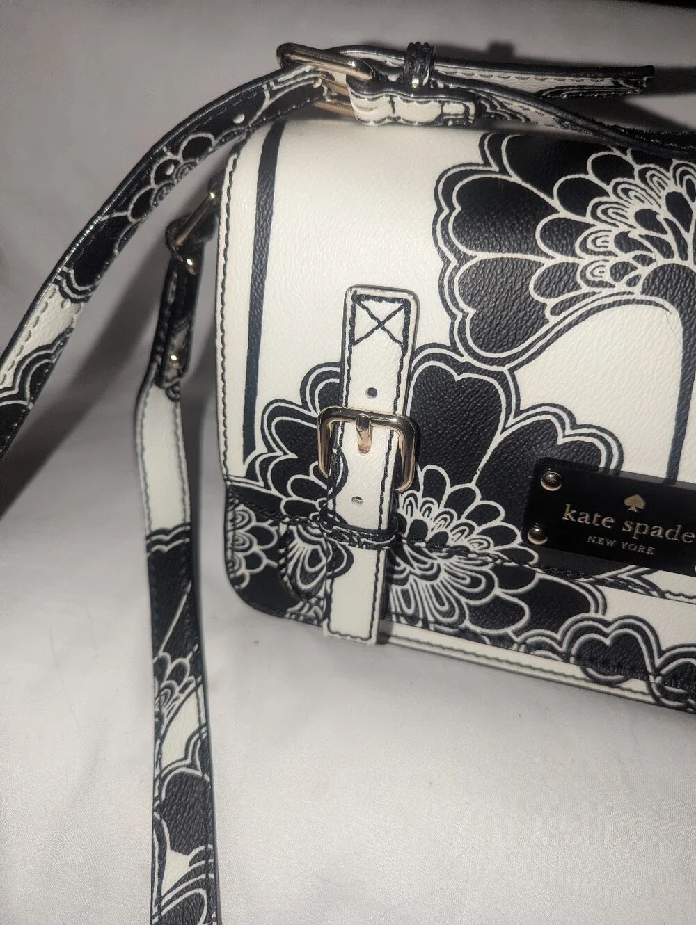 Kate Spade +Florence  Broadhurst Collaboration Japanese Floral Scout Crossbody